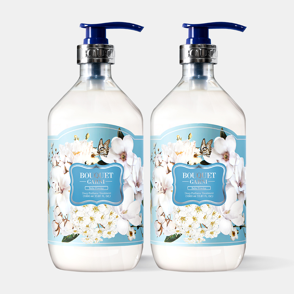 [2개] 부케가르니 딥 퍼퓸 대용량 트리트먼트 1,000ml 화이트머스크 향 - 상세 이미지 2