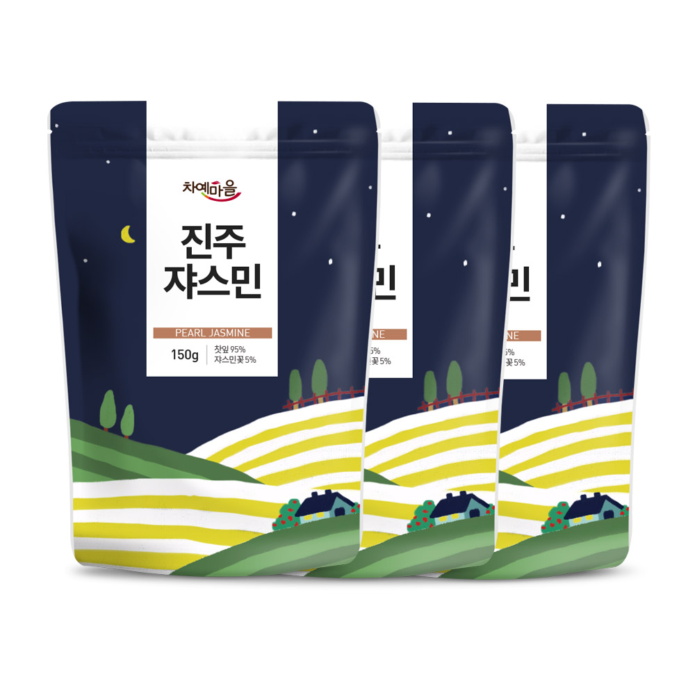 차예마을 진주 쟈스민차 150g, 3개 - 상품 이미지