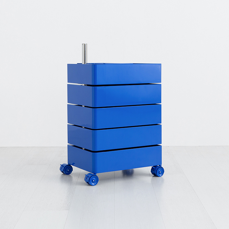 빙그리 회전서랍 트롤리 5단 블루 4325.0990