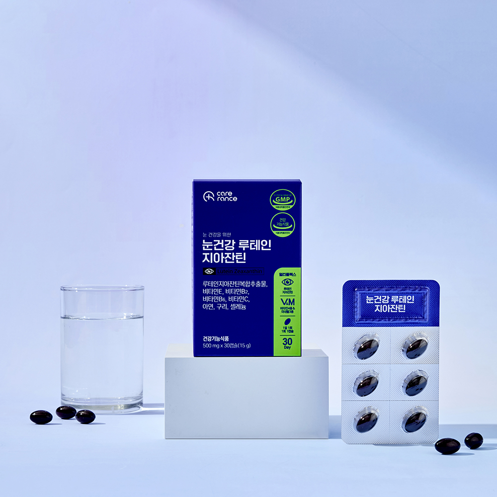 케어란스 눈건강 루테인 지아잔틴 500mg 30정, 6개 - 상세 이미지 2