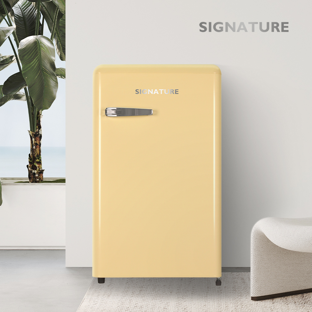 예쁜 미니 소형 원룸 레트로 냉장고 사무실 1도어 작은 1인 냉장고 KRSG-105D