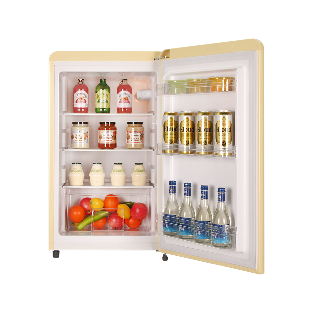 예쁜 미니 소형 원룸 레트로 냉장고 사무실 1도어 작은 1인 냉장고 KRSG-105D