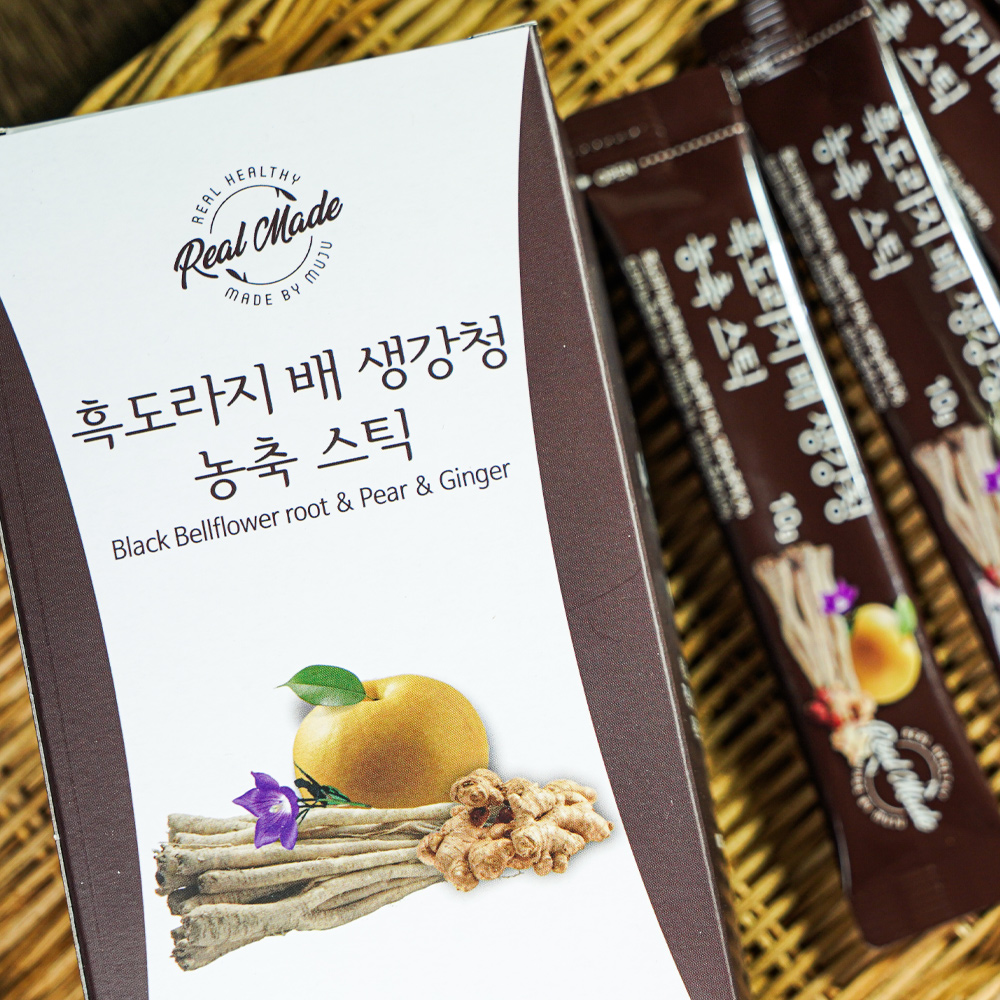 배 생강 흑 도라지청 스틱 10g x 30포