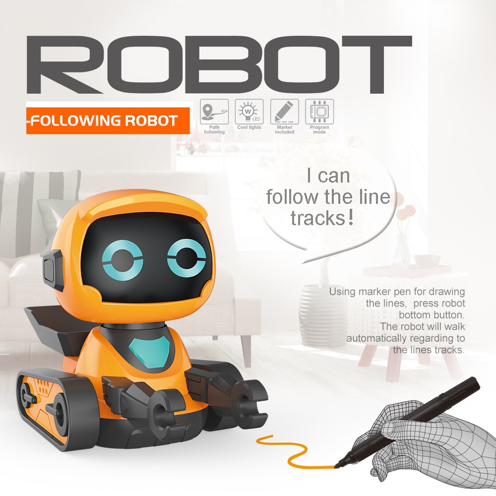 [트랙 마킹] 스마트 로봇 선을 따라 움직이는 로봇 장난감 ROBOT 선물 - 상세 이미지 4