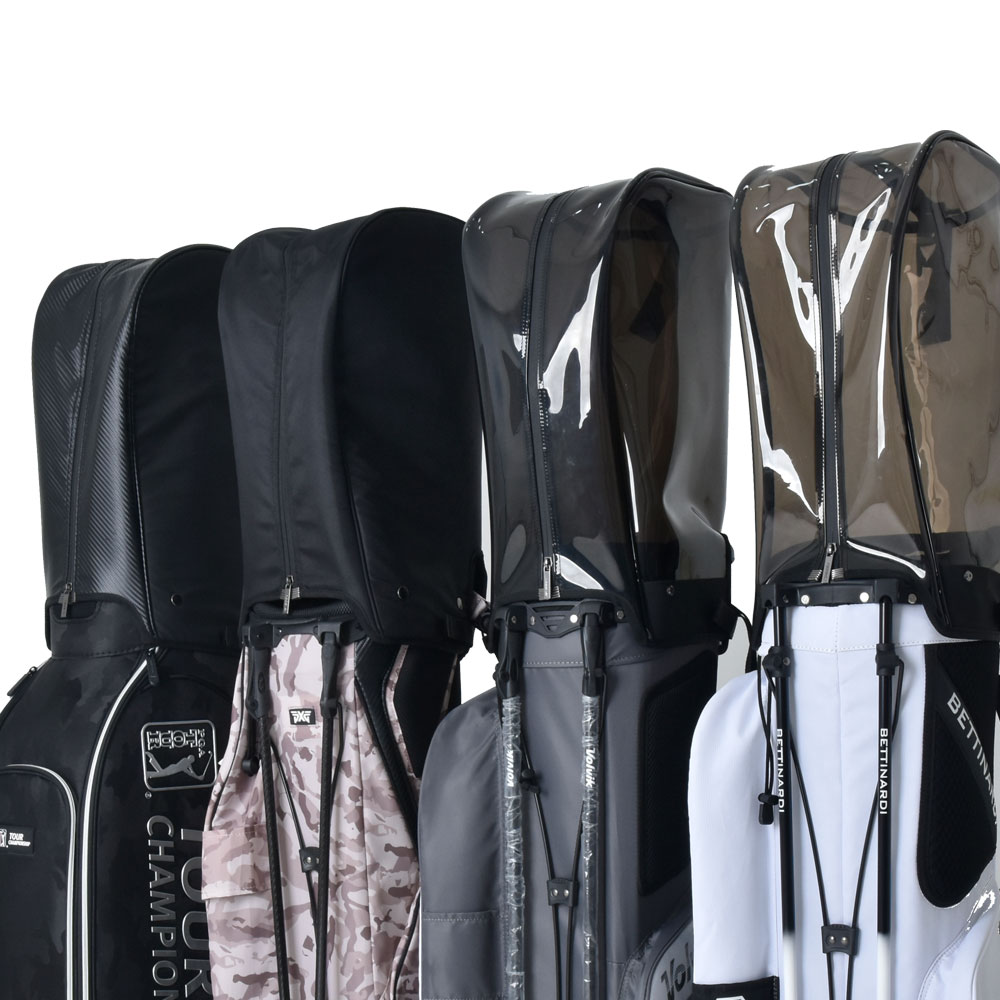 리젠시 골프백 후드커버 블랙에디션 똑딱이 버튼형 캐디백 방수 헤드커버 나일론 TPU