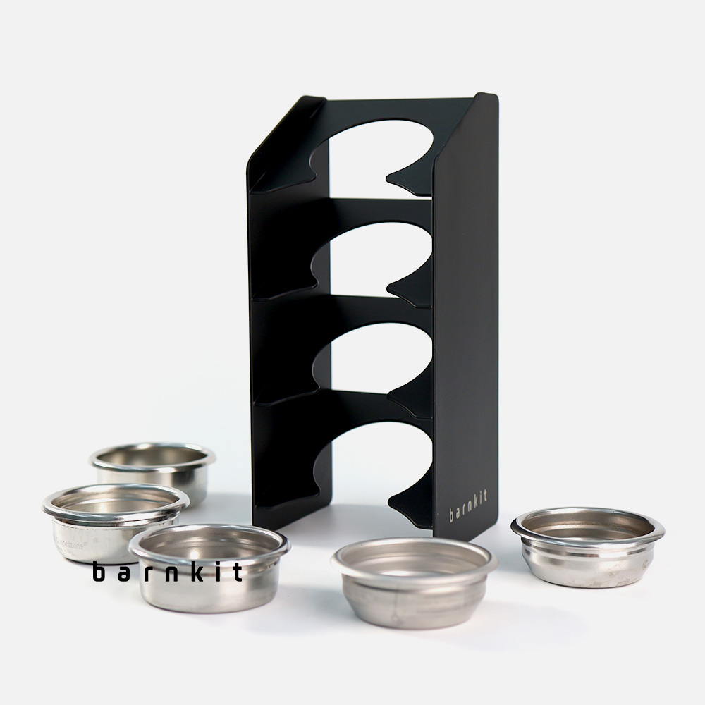 반킷 포터필터 바스켓 거치대 4구 58mm 커피 바스켓 홀더 위생 보관 스테인리스 스탠드 이미지 4