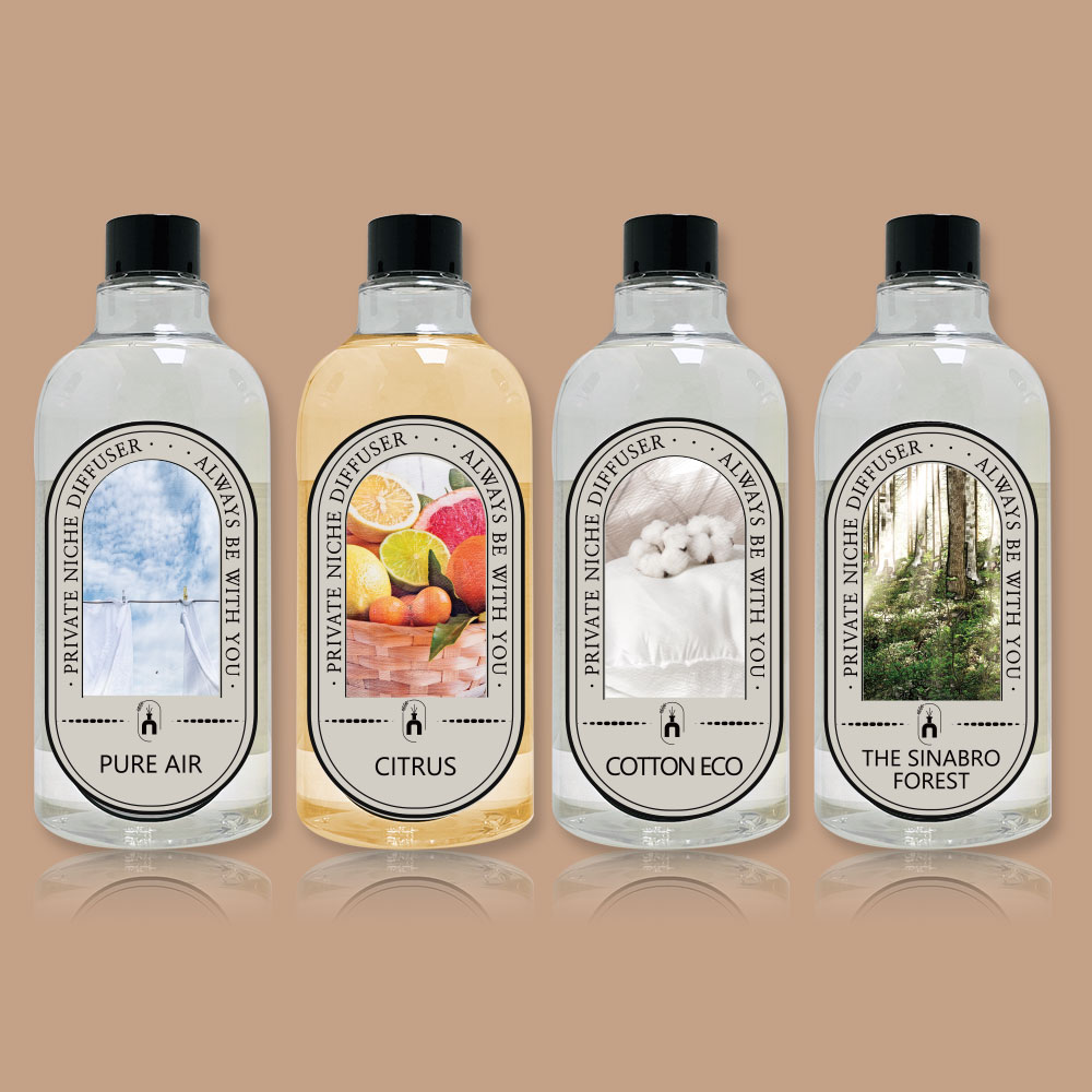 더시나브로 프리미엄 대용량 디퓨저 리필 500ml 1+1 실내방향제 인테리어 사무실 - 상품 이미지