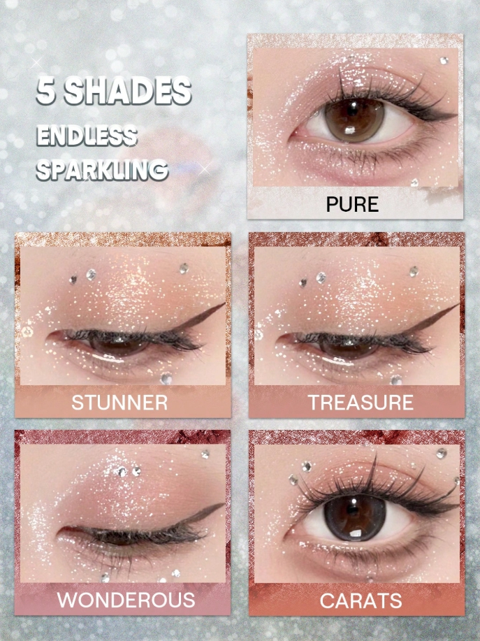 밀착력좋은 싱글 글리터 연두 펄 섀도우 쉬글램 이니그마 sheglam adorned - 상세 이미지 4