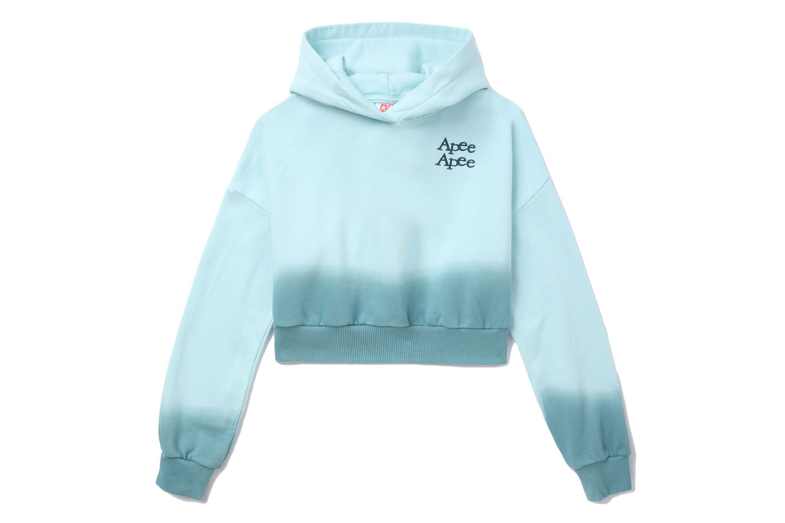 베이프 우먼즈 후드티 DIP DYE CROPPED HOODIE CJ70-214-002 - 상세 이미지 3