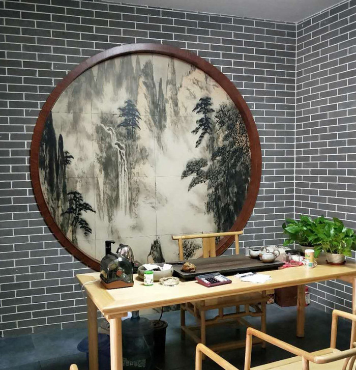 세라믹타일 스무스 240x60x9T 그레이 / 하다건재