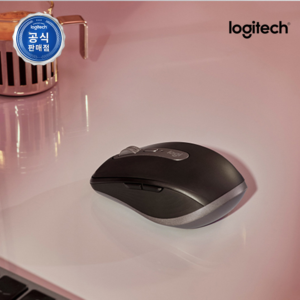로지텍 MX ANYWHERE 3S for Mac 무선 블루투스 마우스 스페이스 그레이