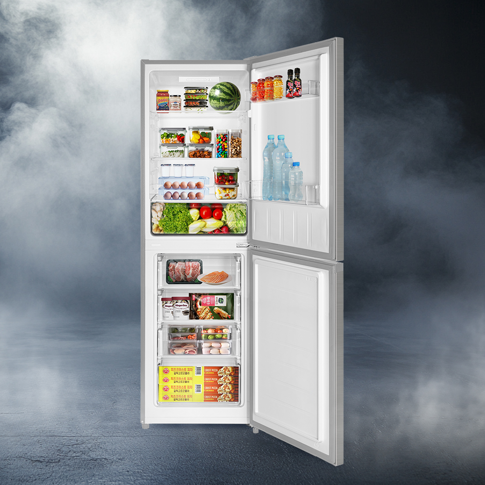 소형 냉장고 2도어 투도어 원룸 콤비 냉장고 더함 CHIQ 왼쪽(좌), R262 냉동 4칸