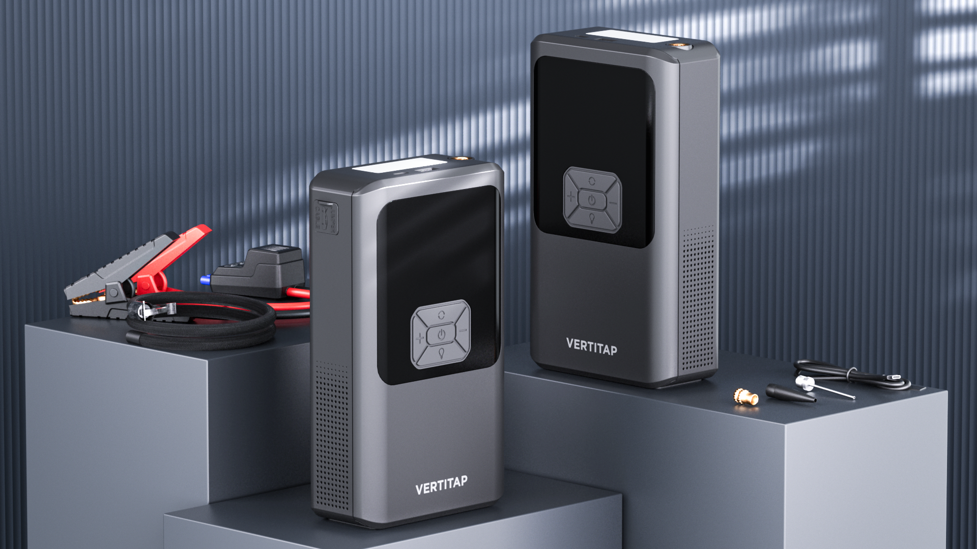 버티탭 4in1 점프스타터 스타트 공기압충전 자동차 배터리 방전 10000mAh 휴대용