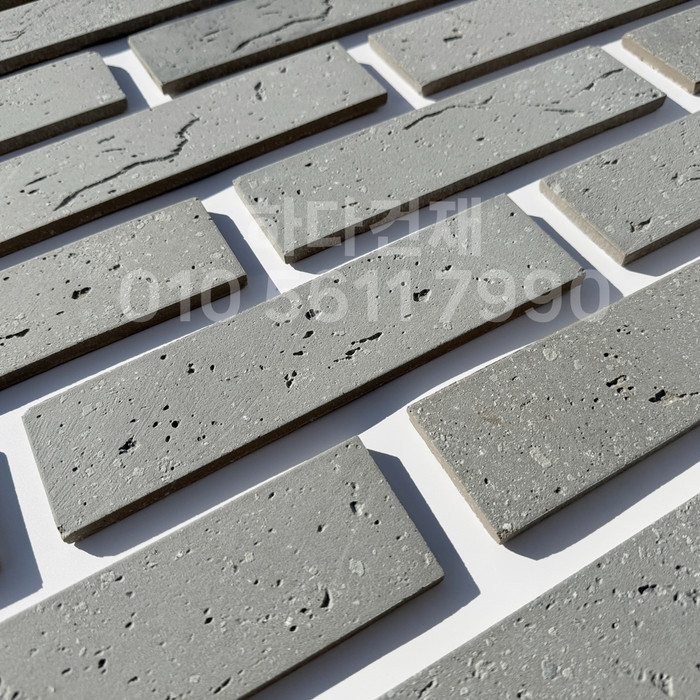 세라믹타일 스무스 240x60x9T 그레이 / 하다건재