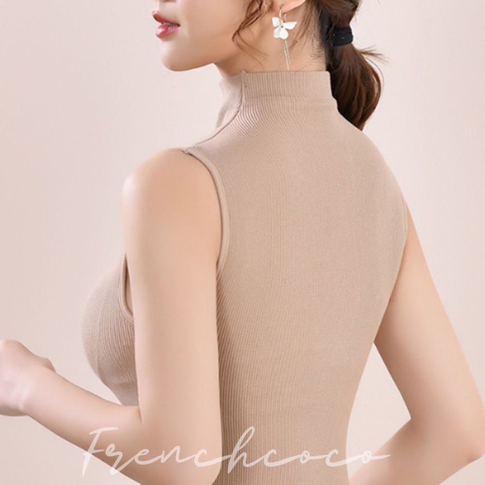 프렌치코코 목폴라나시 겨울 따뜻한 터틀넥나시 내의 이너 - 메인 이미지