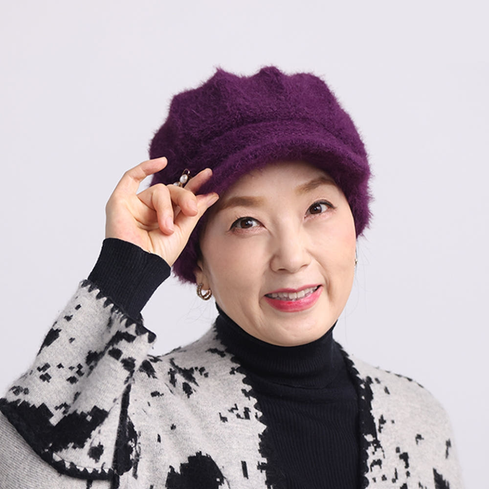 장미화 메종 아르떼 패션 방한모자 귀달이모자 4종 여성 겨울 털 방한모