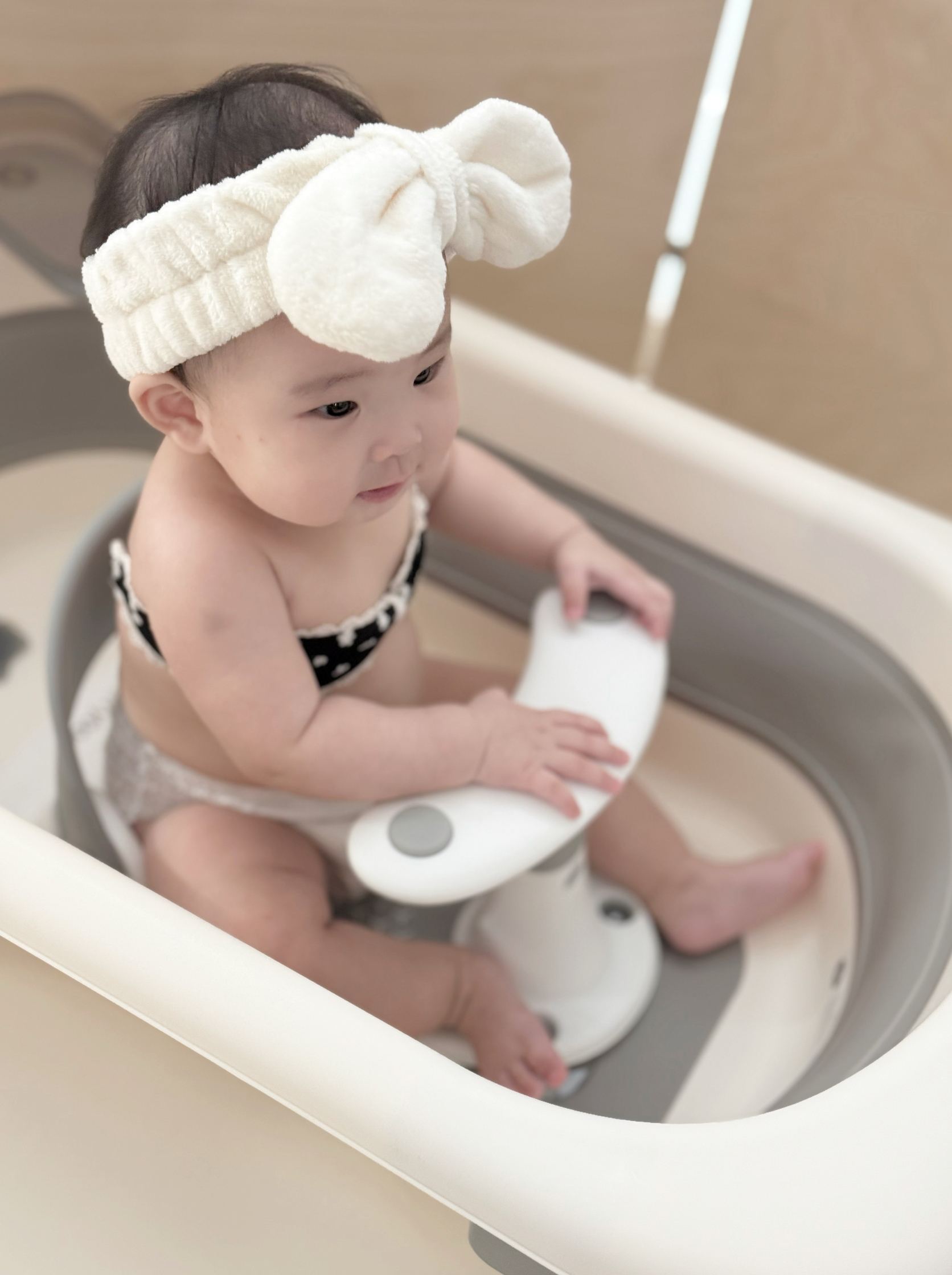 메리본 신생아 아기욕조 싱크대 목욕 접이식