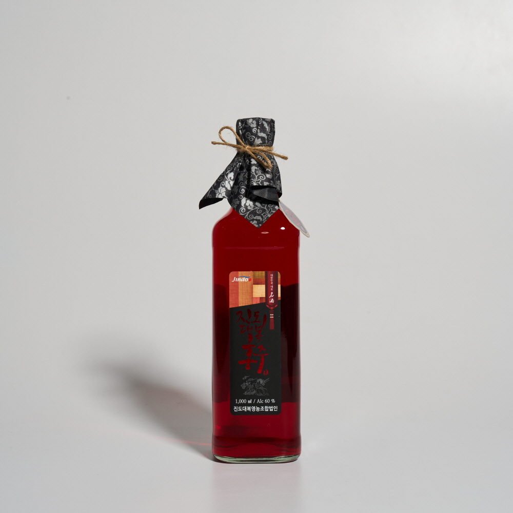 진도홍주 대복 찹쌀홍주 60도 1000ml 10호 지초주 (케이스,쇼핑백 포함) - 상세 이미지 2