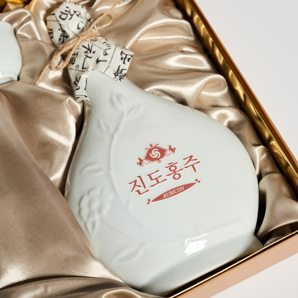 진도홍주 대복 선물세트 40도 400ml x2 16호 지초주(케이스, 쇼핑백포함) - 상세 이미지 4