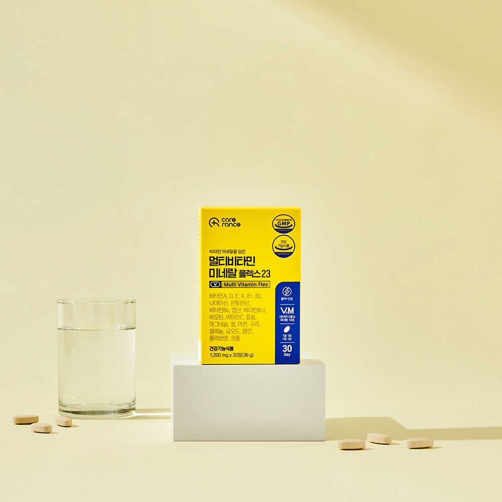 케어란스 멀티비타민 미네랄 플렉스23 종합비타민 1,200mg 30정, 6개 - 상세 이미지 3