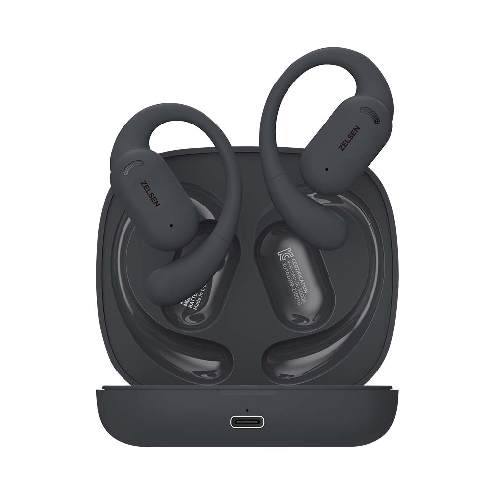 젤센 ENC 노이즈캔슬링 멀티포인트 귀걸이형 오픈형 무선 HI-FI 블루투스 5.4 이어폰 젤팟액티브에어 - 상세 이미지 2