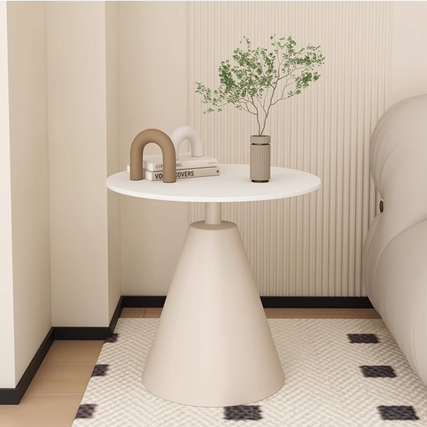 모던 콘 베이스 간이 보조 소파사이드테이블 침대옆거실협탁 M