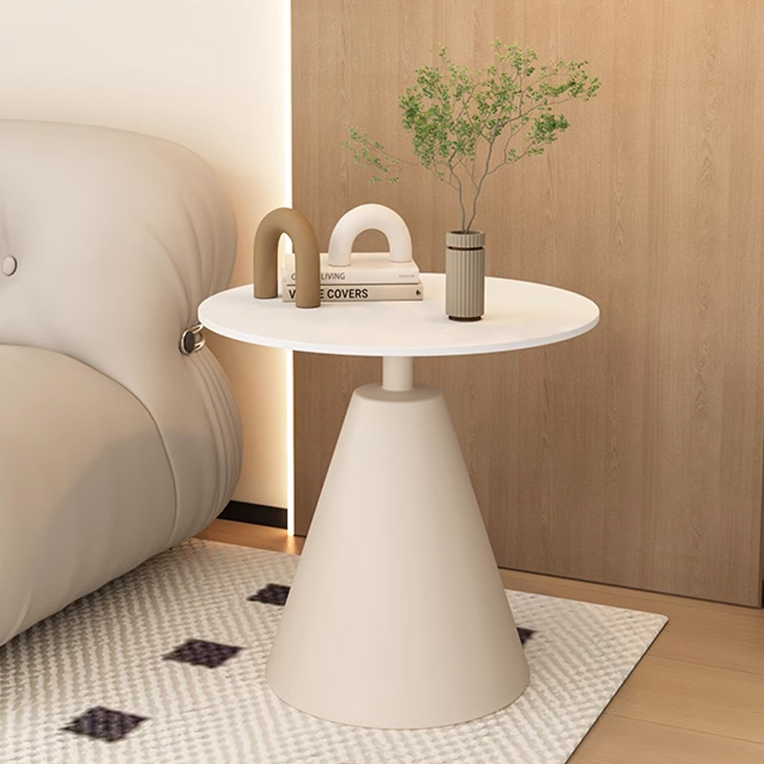 모던 콘 베이스 간이 보조 소파사이드테이블 침대옆거실협탁 M