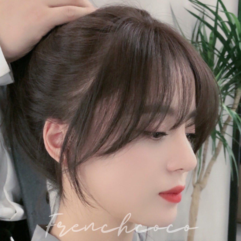 프렌치코코 여신 앞머리 가발 컬 자연스러운 - 메인 이미지