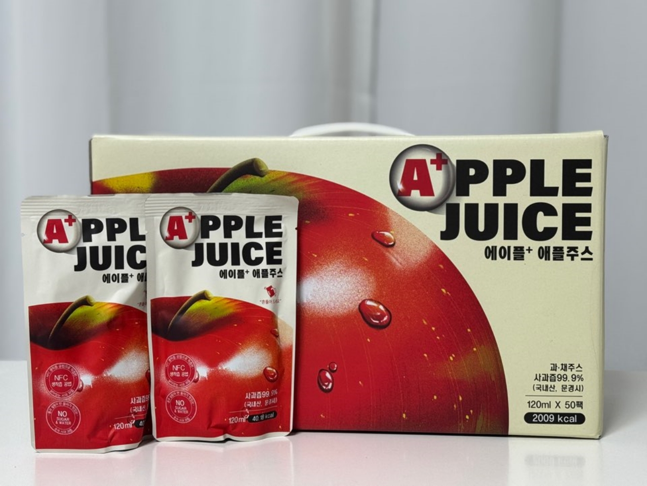 무설탕 문경 명품 생사과즙 100% 원물 착즙 120ml x 50포