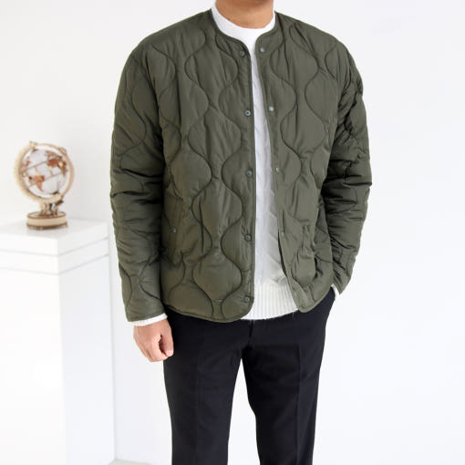 기모 깔깔이 패딩 핏 비교