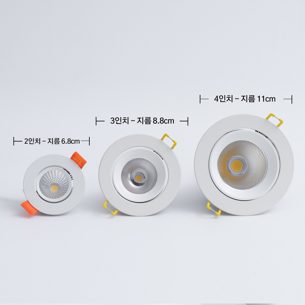 LED 에코 초이스 cob 55mm(2인치) 다운라이트