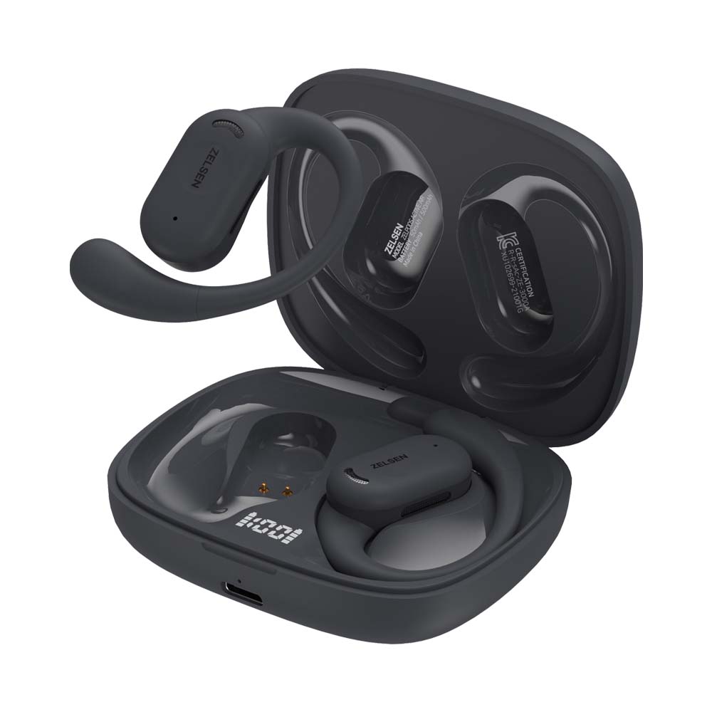 젤센 ENC 노이즈캔슬링 멀티포인트 귀걸이형 오픈형 무선 HI-FI 블루투스 5.4 이어폰 젤팟액티브에어 - 상세 이미지 4