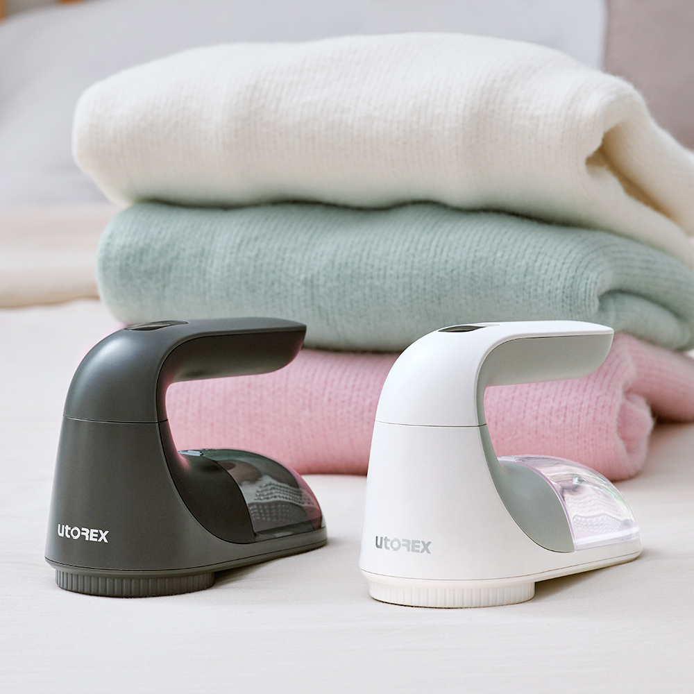 유토렉스 USB충전 무선 핸디형 가정용 보풀제거기 세탁소 업소용 휴대용 UTR-300