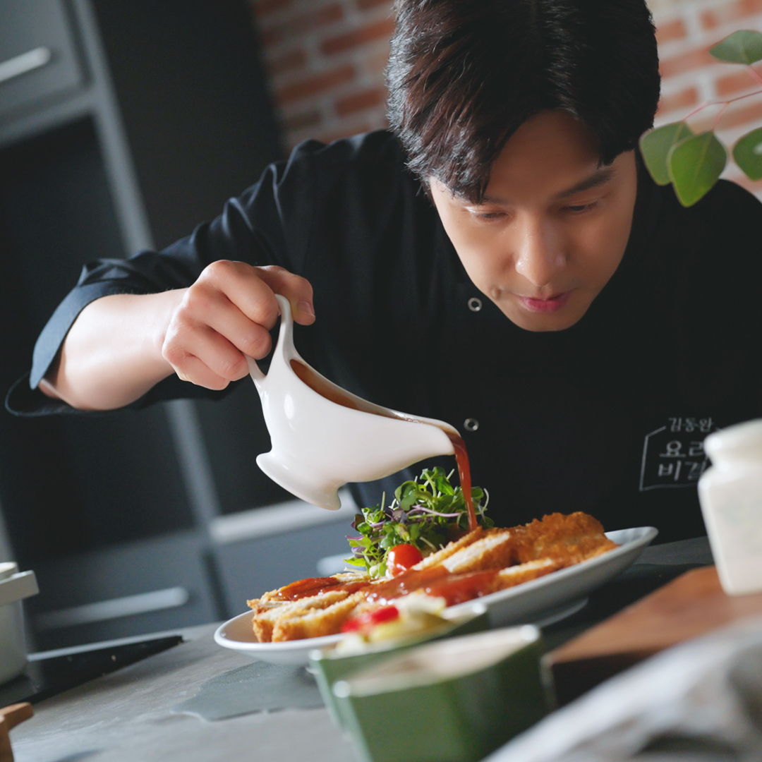 김동완 애플 돈까스 소스 옛날 경양식 돈가스 돈카츠 양념 부어먹는 200g, 4개 - 상세 이미지 4
