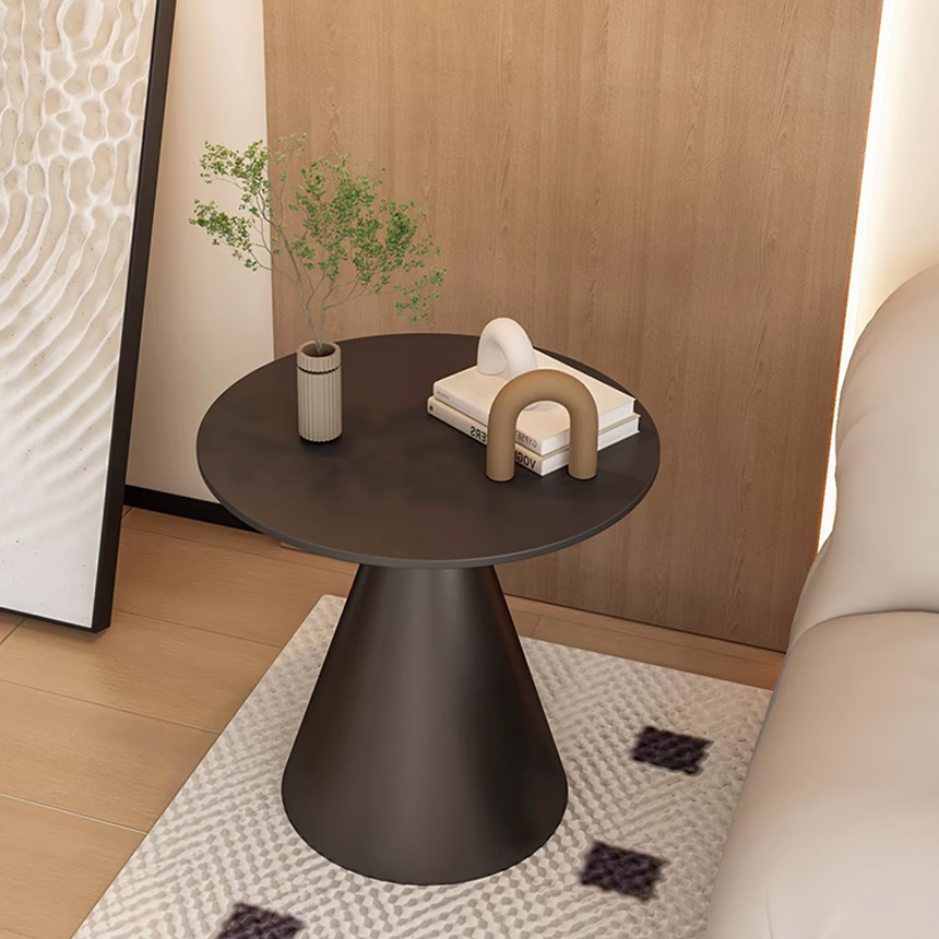 모던 콘 베이스 간이 보조 소파사이드테이블 침대옆거실협탁 M