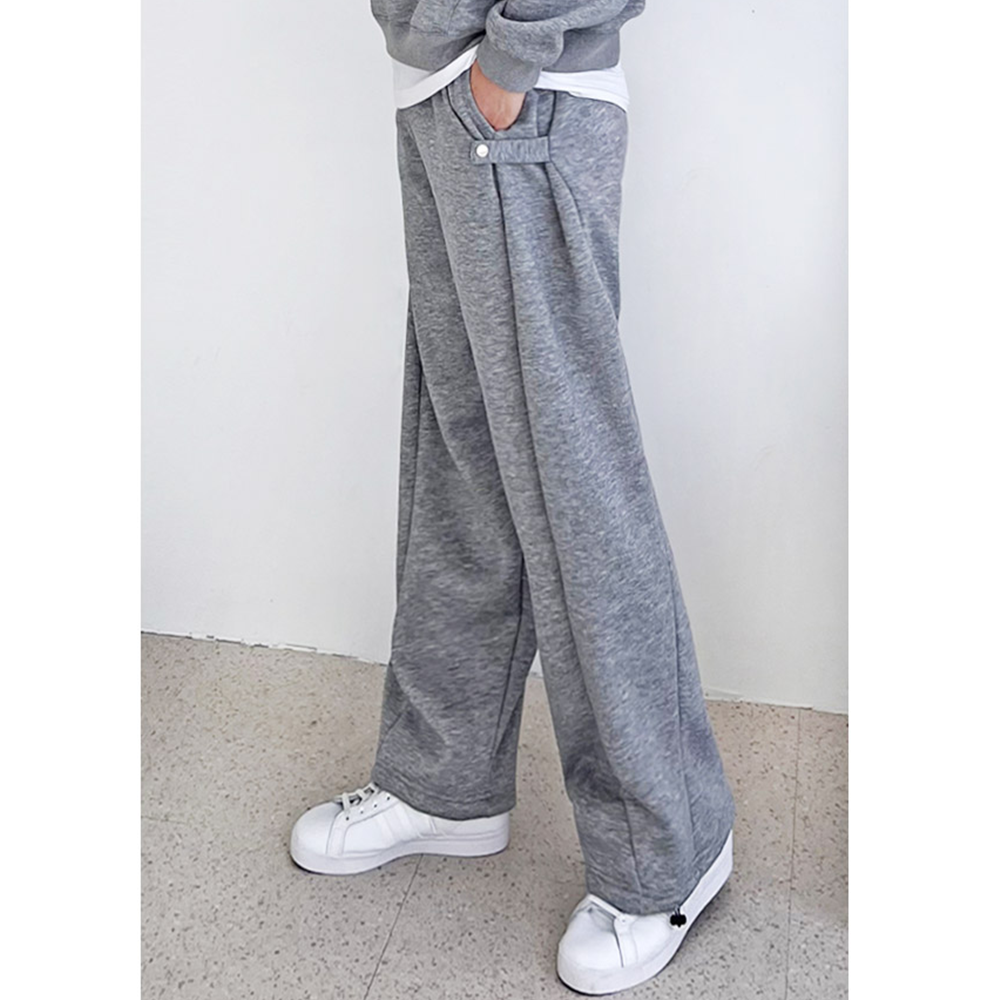 기모스웻팬츠 커플 트레이닝 남자 스웨트 겨울 양기모 양털 바지 - 상세 이미지 4