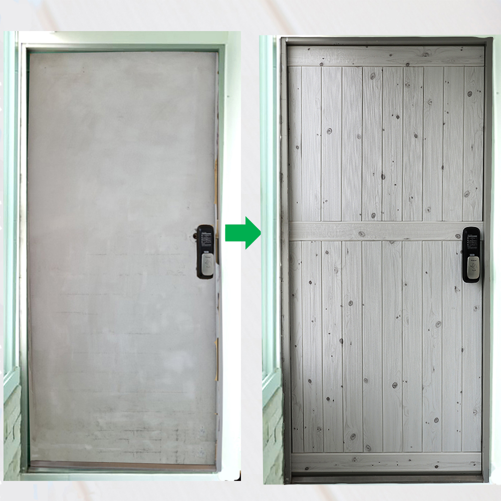 셀프폼아트 템바보드 현관문 단열 폼블럭 벽지 시트지 리폼 아트윌 필름 접착식친환경 국내산