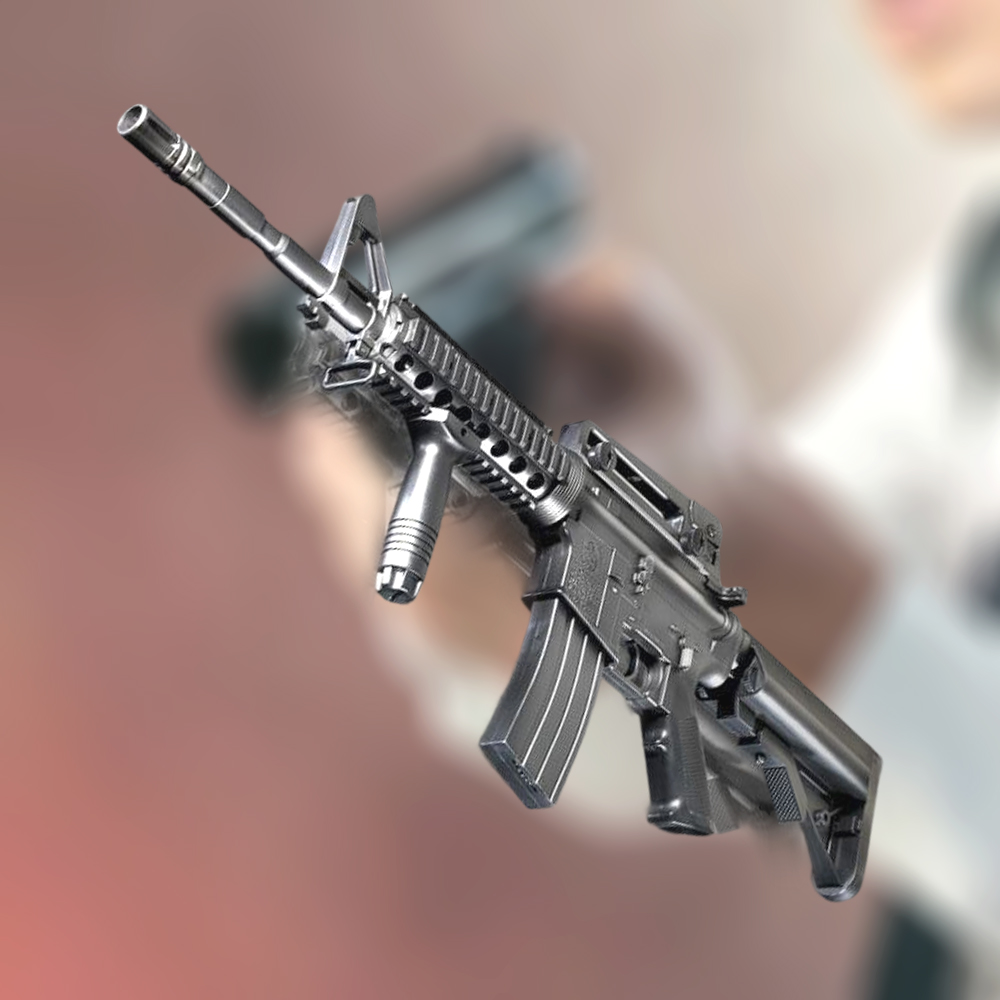 대용량 전동건 비비탄총 M4A1 R.I.S 더블홉업 5단 모형총기 - 상품 이미지