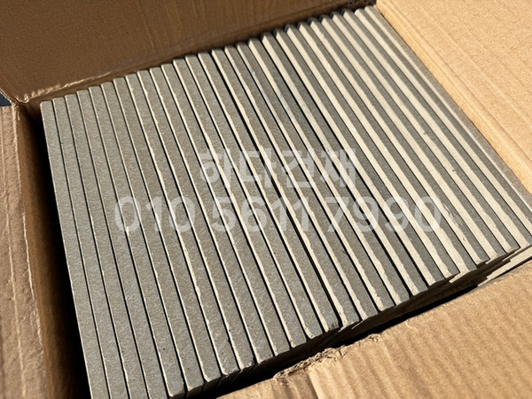 세라믹타일 스무스 240x60x9T 레드, 그레이 / 하다건재