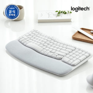 로지텍코리아 WAVE KEYS 인체공학 무선 블루투스 키보드 오프화이트,... 개봉기 | 실사용 후기 - 상품 이미지 2
