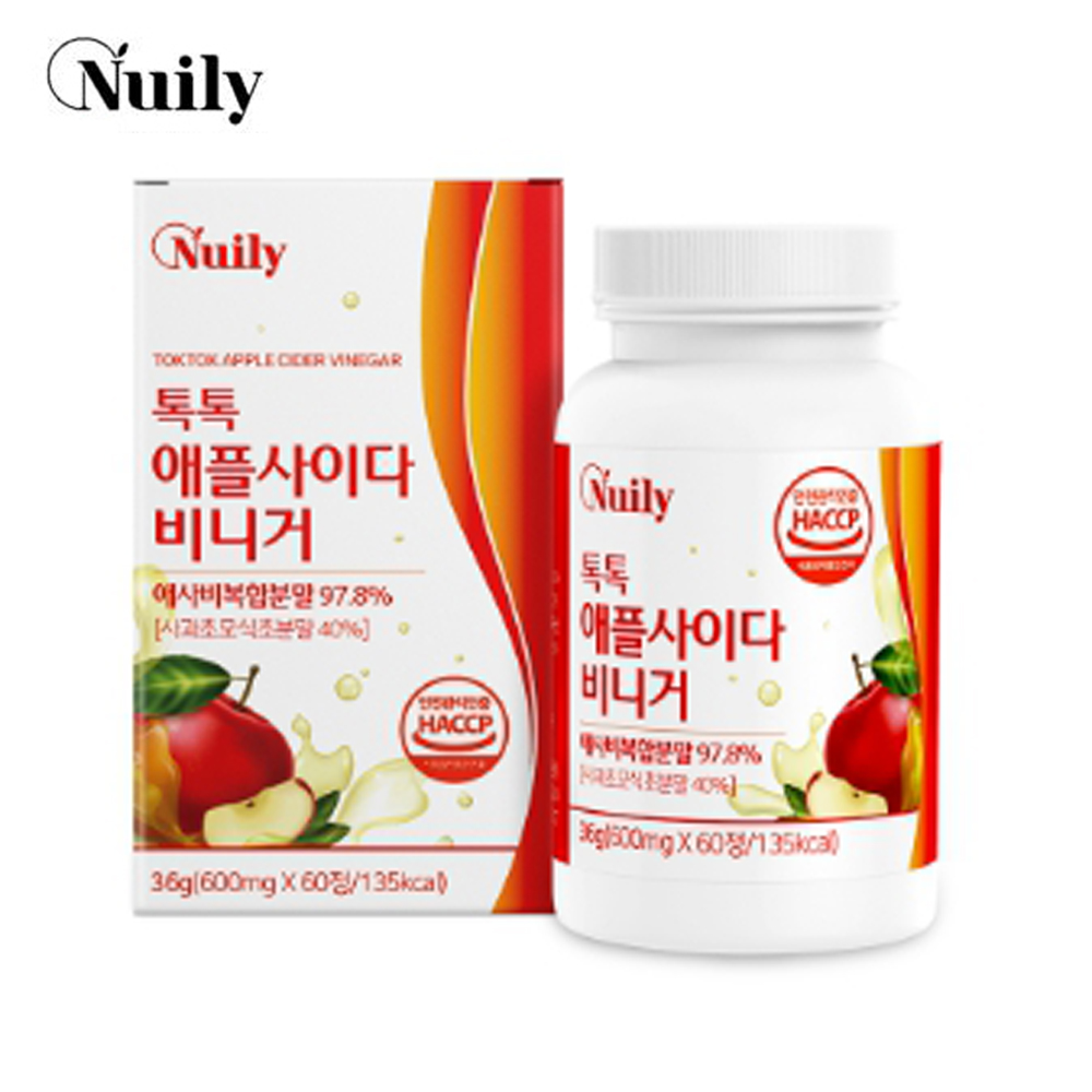 애플사이다비니거 사과초모식초 분말 비네거 정 고함량 캡슐 자연발효 유기산 혈당 - 상품 이미지