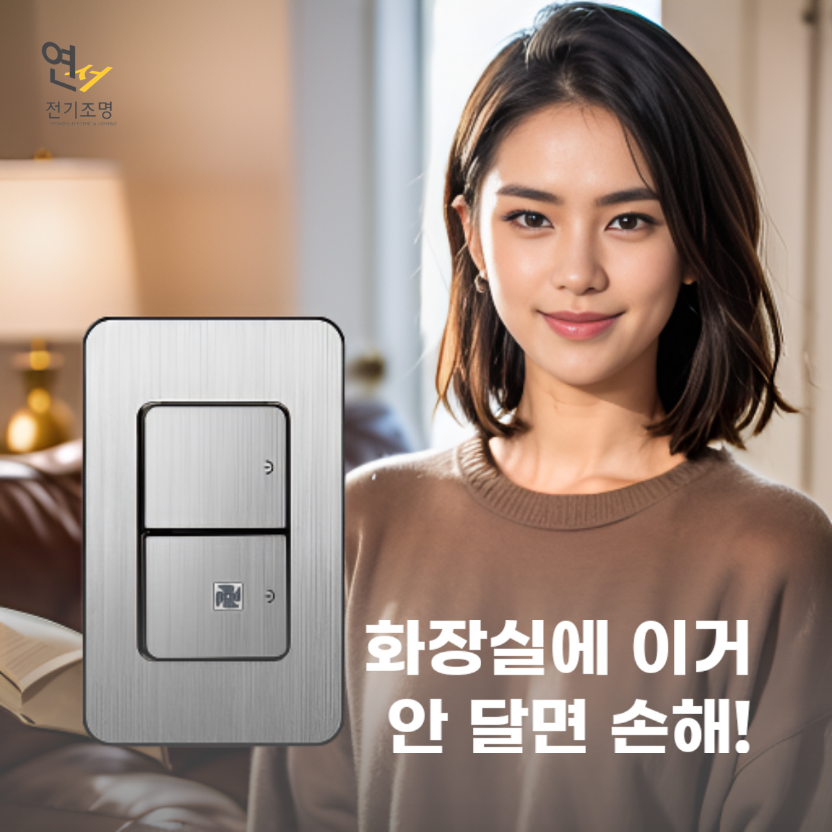 제일 디아트 스위치 2구 전등 전기 화장실 환풍기 욕실 교체 실버헤어라인 - 상세 이미지 2