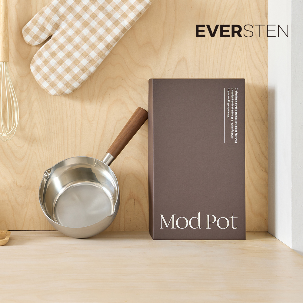 에버스텐 모드 스텐 냄비 2종 세트 통 5중 라면 편수 냄비