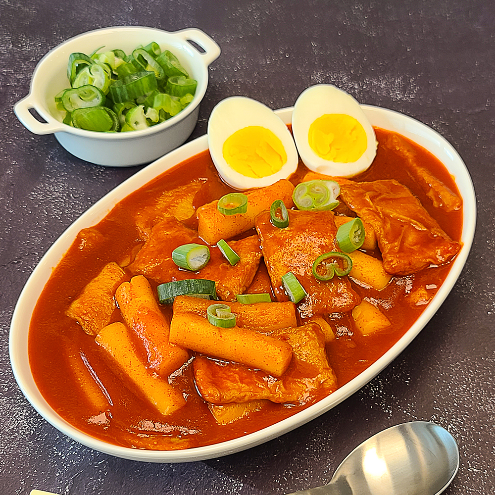 이천쌀 100% 국물 쌀 떡볶이 410g 즉석 분식 밀키트 캠핑음식 국내산 - 메인 이미지