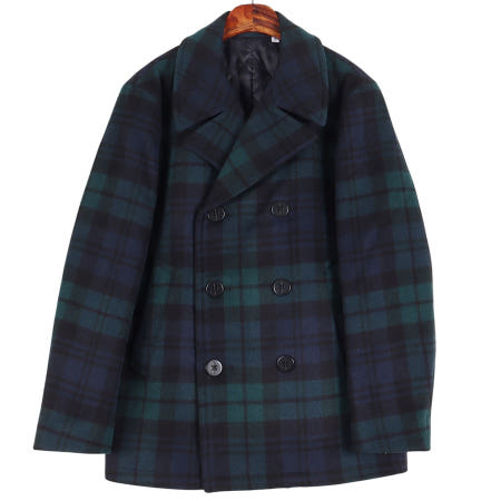 [중고]유니클로 X JW앤더슨 UNIQLO X JWANDERSON 블랙와치 피코트 M