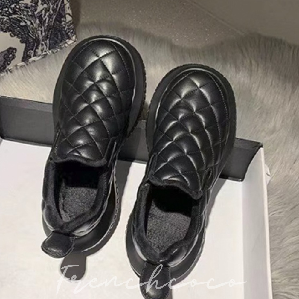 프렌치코코 겨울운동화 기모안감 여성슬립온