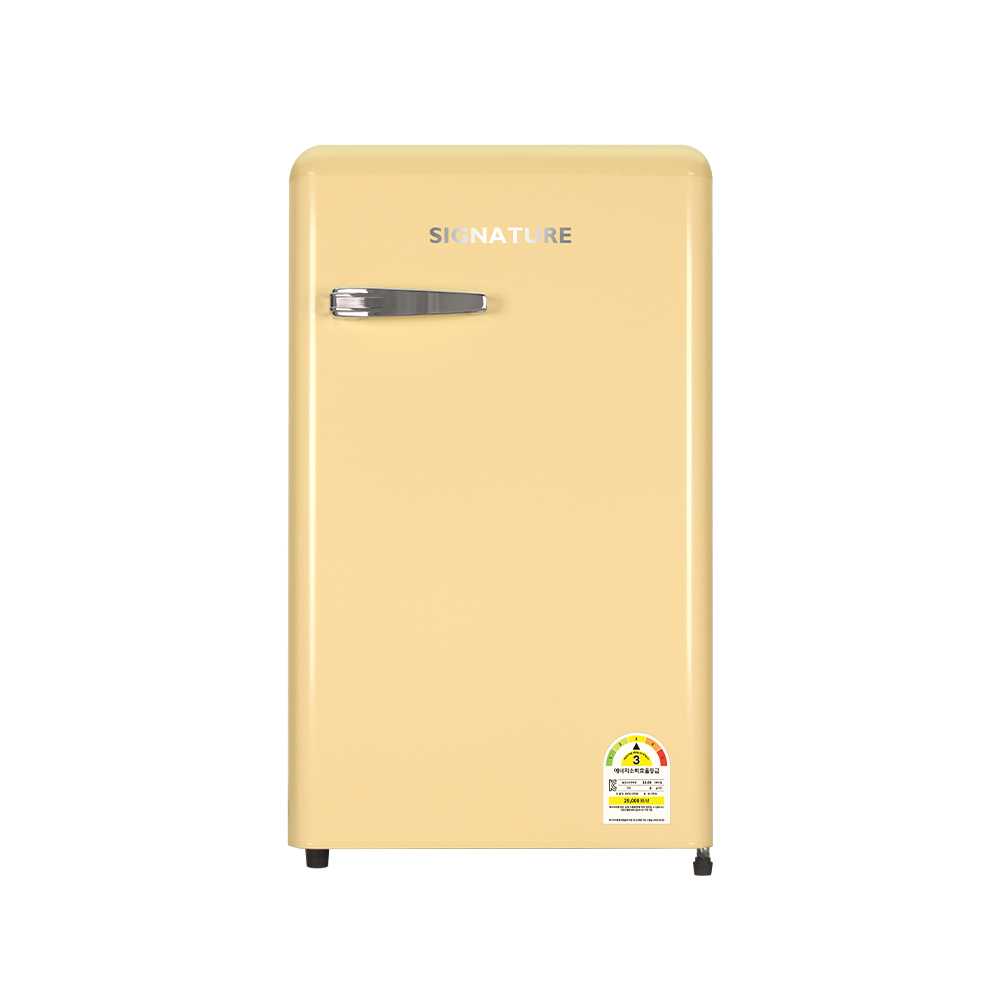 예쁜 미니 소형 원룸 레트로 냉장고 사무실 1도어 작은 1인 냉장고 KRSG-105D