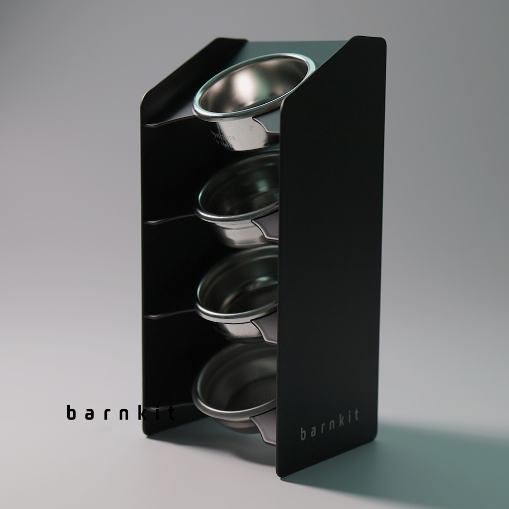 반킷 포터필터 바스켓 거치대 4구 58mm 커피 바스켓 홀더 위생 보관 스테인리스 스탠드 이미지 3