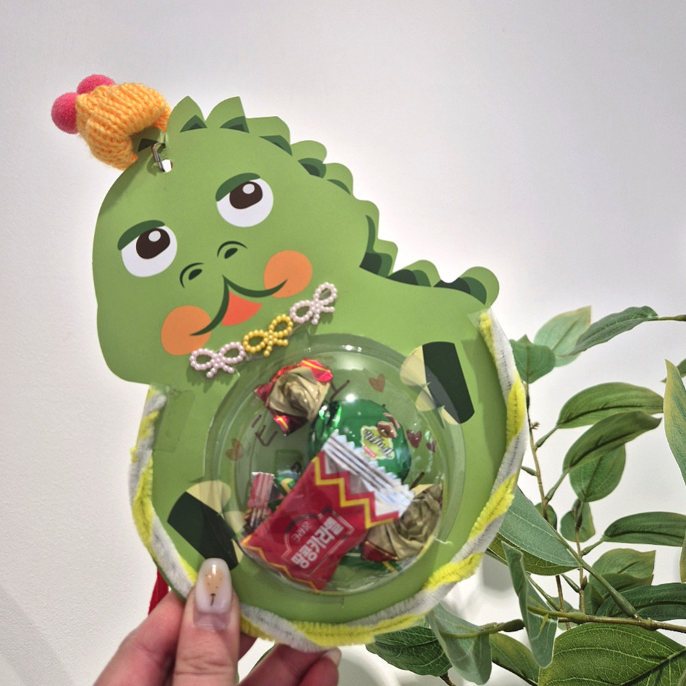 동물 사탕 목걸이 만들기 사자 토끼 공룡 생일 이름표 명찰 DIY 키트