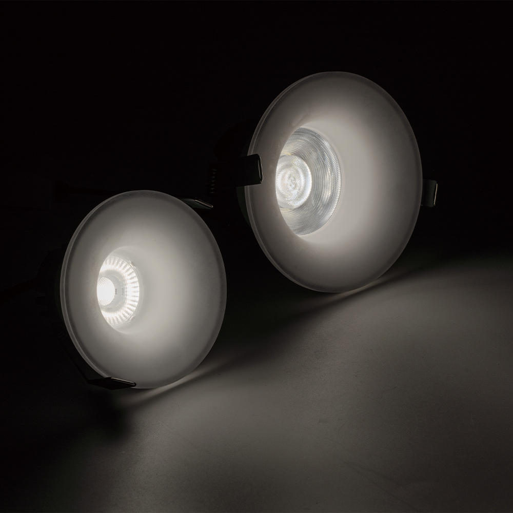 LED 75mm(3인치) 다운라이트 뉴크림 COB 일체형 8W 주광색 - 상세 이미지 4
